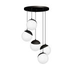 Lampa wisząca SFERA BLACK 5xE14