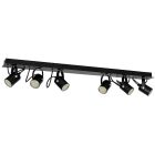 Lampa sufitowa PICO BLACK 6xGU10