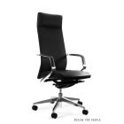 Fotel obrotowy, skórzany TRENT Unique