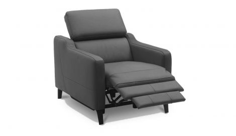 TULIPANO Fotel z funkcją relax, sterowaną elektrycznie | skóra