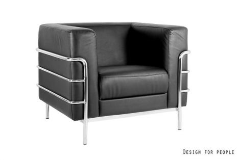 Fotel do biura ARMO - nowoczesny i elegancki - wysokiej jakości ekoskóra