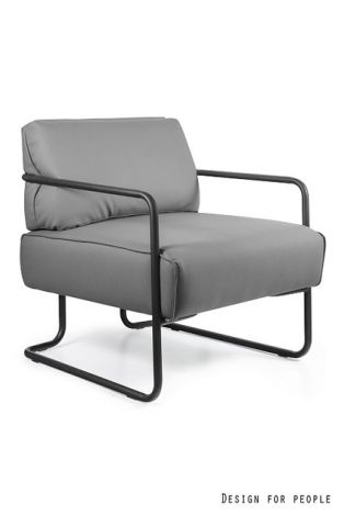 Fotel do biura PANTHON - nowoczesny i elegancki - wysokiej jakości ekoskóra