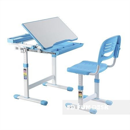 Zestaw biurko regulowane z krzesłem Cantare | kolory