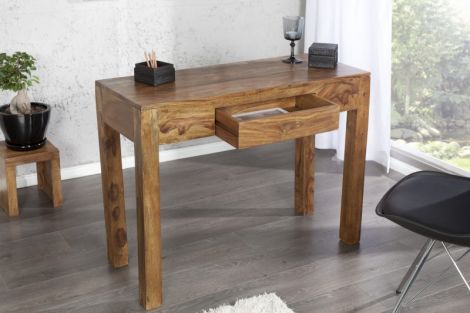 Sekretarzyk, biurko drewniane Makassar 100x40x75h cm