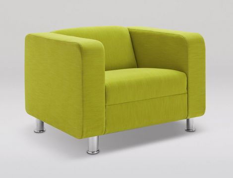 Fotel Cubby 4N - nóżki chrom | kolory