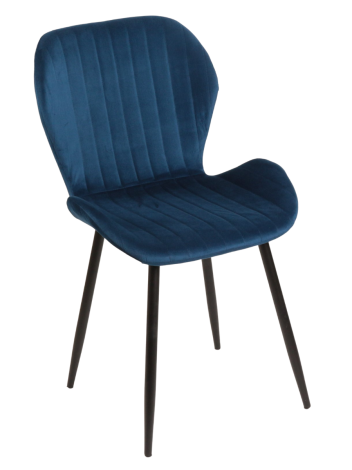 Krzesło tapicerowane, z ozdobnym oparciem D-872