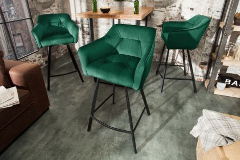 Hoker, krzesło barowe tapicerowane Loft / kolory