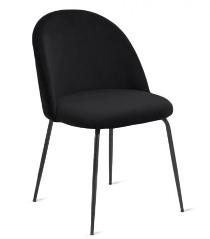 Krzesło tapicerowane velvet SF-825 czarne