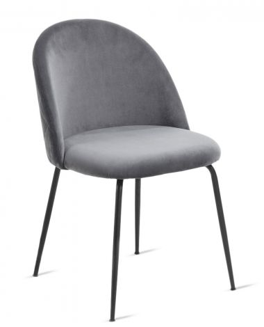 Krzesło tapicerowane velvet SF-825 szare