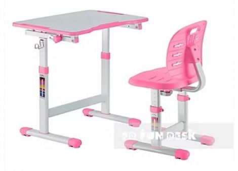 Zestaw regulowane biurko z krzesełkiem Omino / kolory