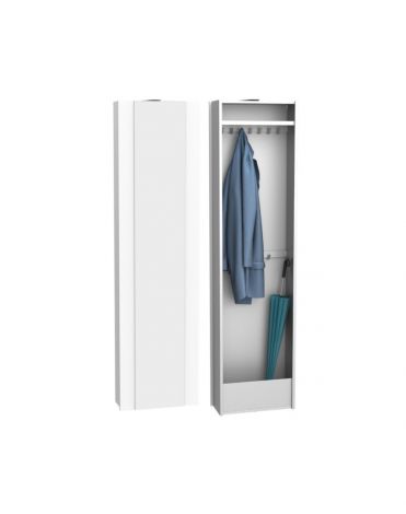 Szafa obrotowa z lustrem, podwójna garderoba CUBE | 150x40 cm | kolory