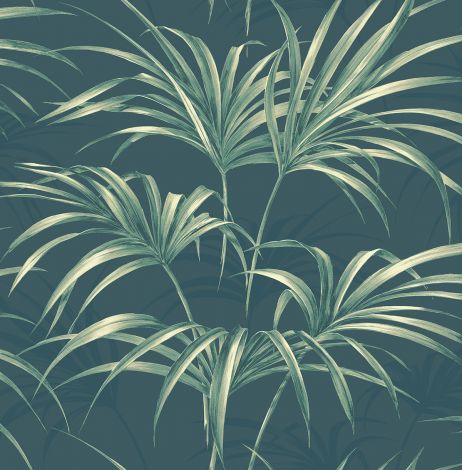 Tapeta liście palmy zielona Maui Maui Wallquest TP80604