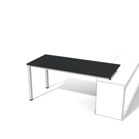 WHITE GRAPH biurko nakładane WGBN