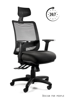 Fotel ergonomiczny Saga Plus | kolory | NOWE BHP