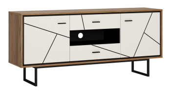 Komoda BROLO dwudrzwiowa z szufladami 167x74 cm Meble Wójcik