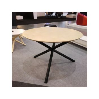 Stół okrągły duży TRIPLE PRO lite drewno FI 100 cm