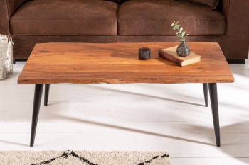 Stolik kawowy, ława Organic 110x60 cm / naturalne drewno