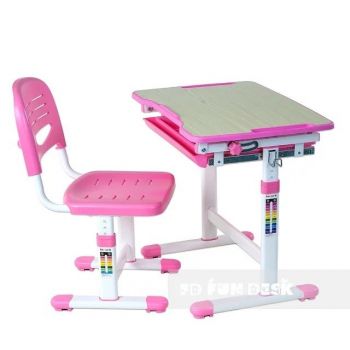 Zestaw biurko regulowane z krzesłem Piccolino / kolory