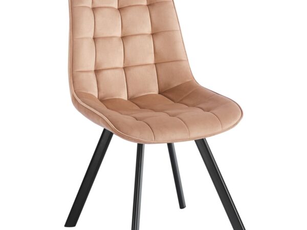 Krzesło velvet – Riviera 24 cappuccino