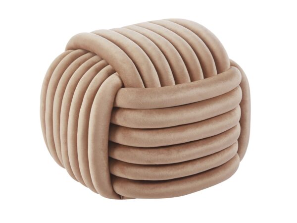 Puf velvet (cappuccino)