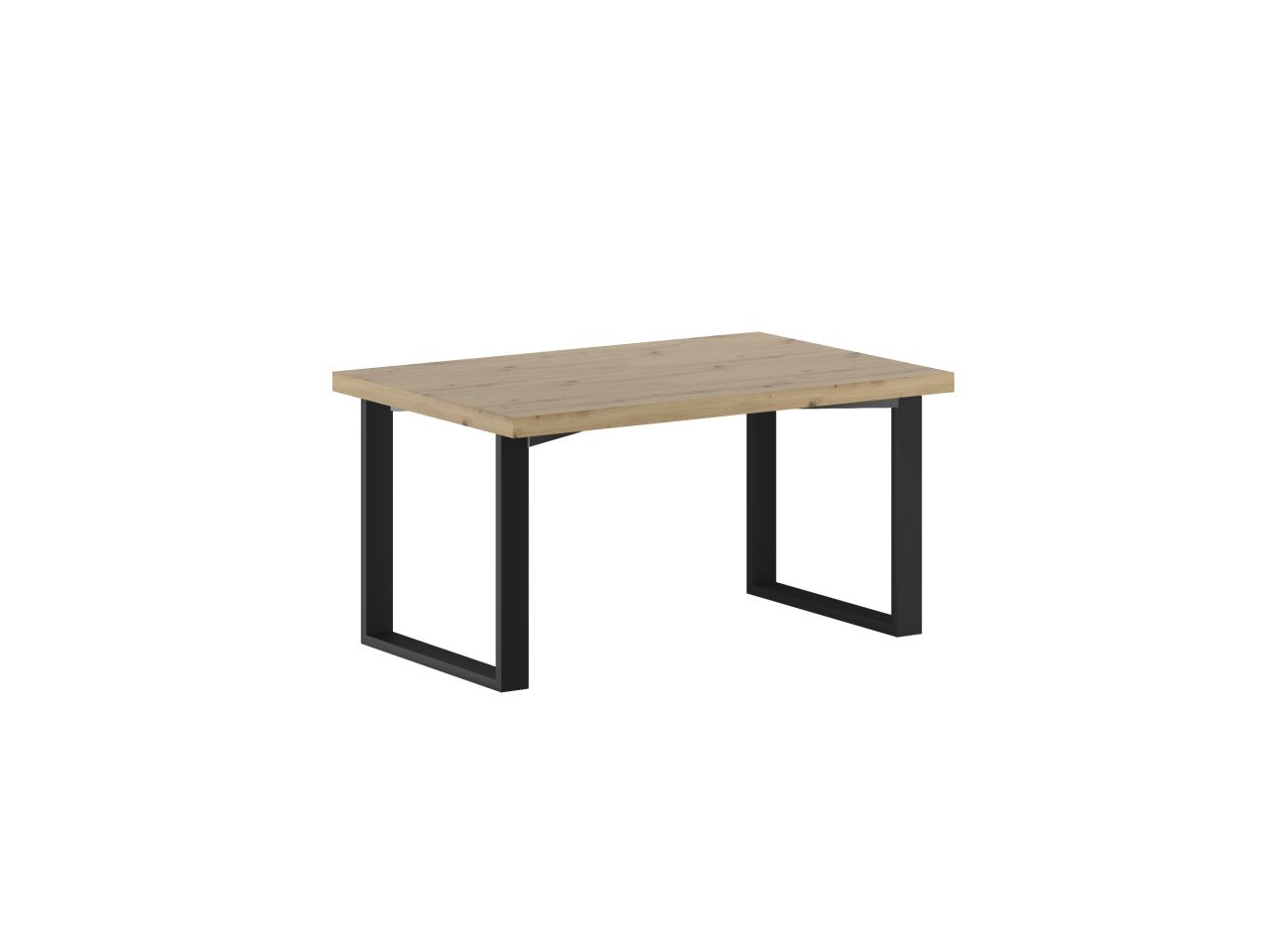 Ława (dąb artisan + nogi U) 67x101