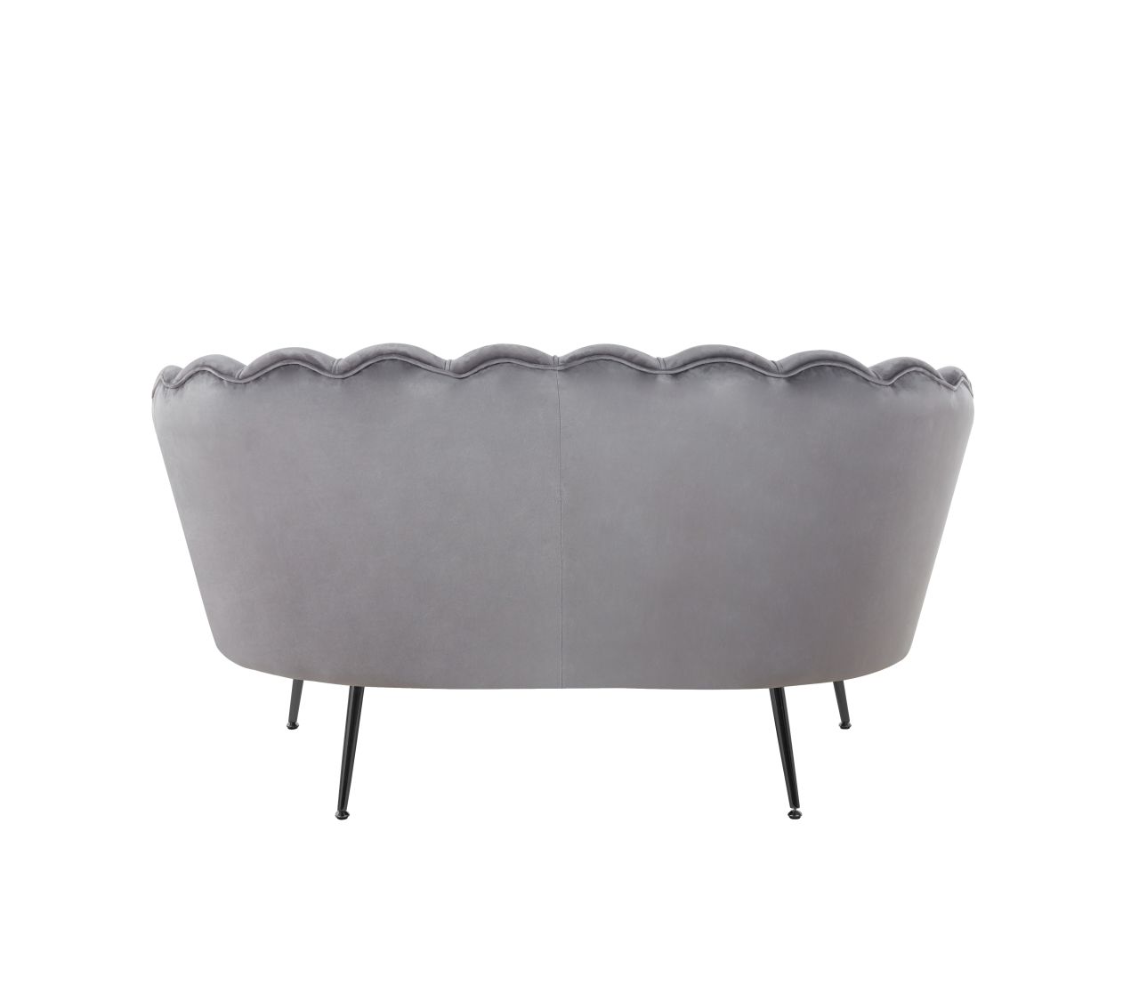 Sofa velvet (szara) /nogi czarne/ - obrazek 4