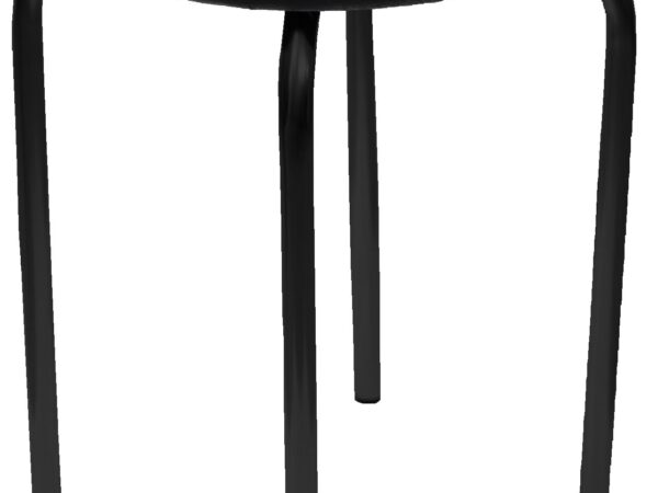 Taboret (eco czarny) – czarny stelaż