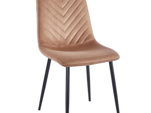 Krzesło velvet – Riviera 24 cappuccino