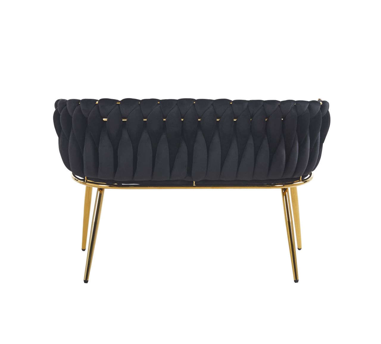 Sofa velvet - Riviera 100 czarna - obrazek 4