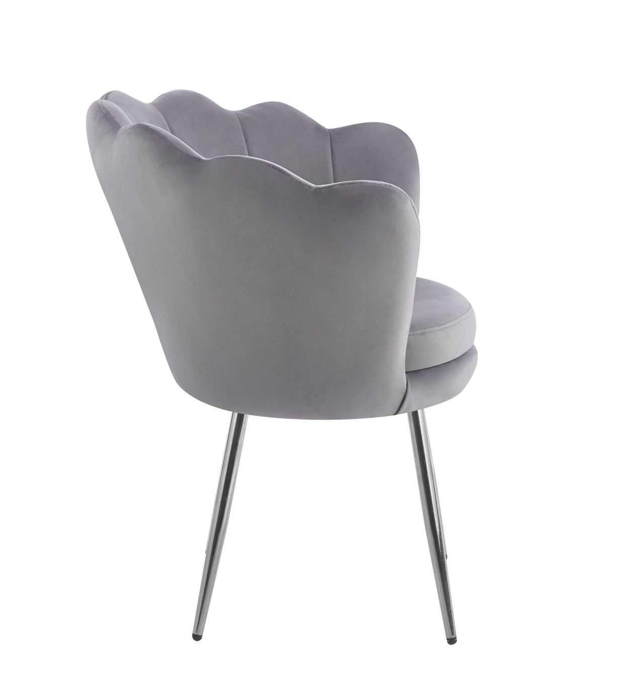 Fotel velvet (S) - Riviera 91 szary - obrazek 3