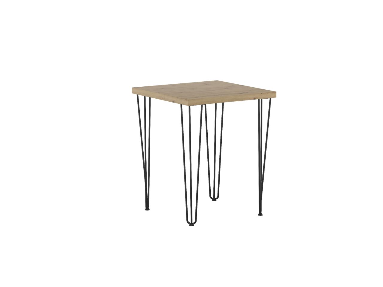 Stół (dąb artisan + nogi III) 67x67