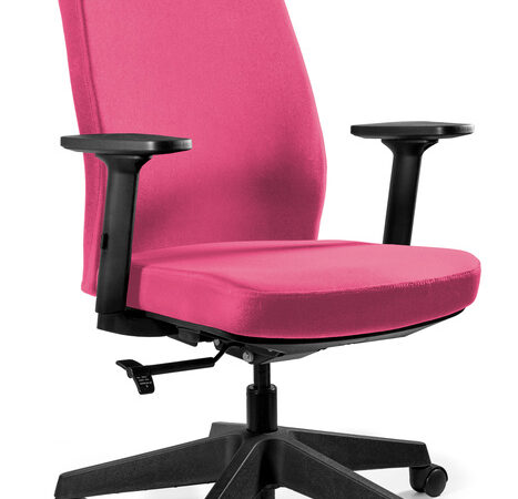Fotel biurowy WORK, kolor MAGENTA