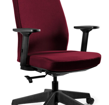 Fotel biurowy WORK kolor BURGUNDY