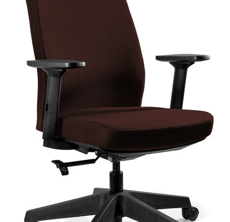 Fotel biurowy WORK, kolor COCOA