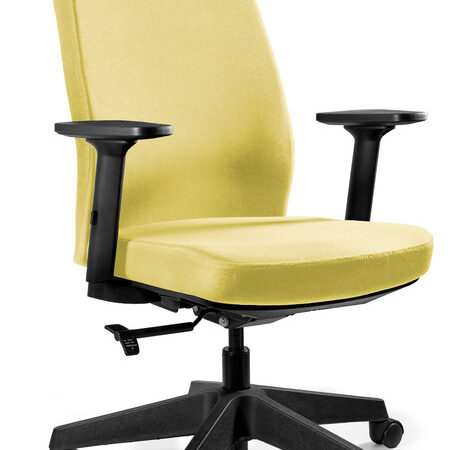 Fotel biurowy WORK, kolor MUSTARD