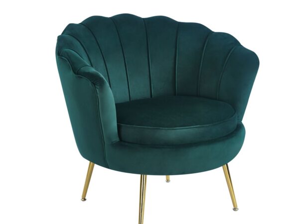 Fotel velvet  (G) – Riviera 38 zielony