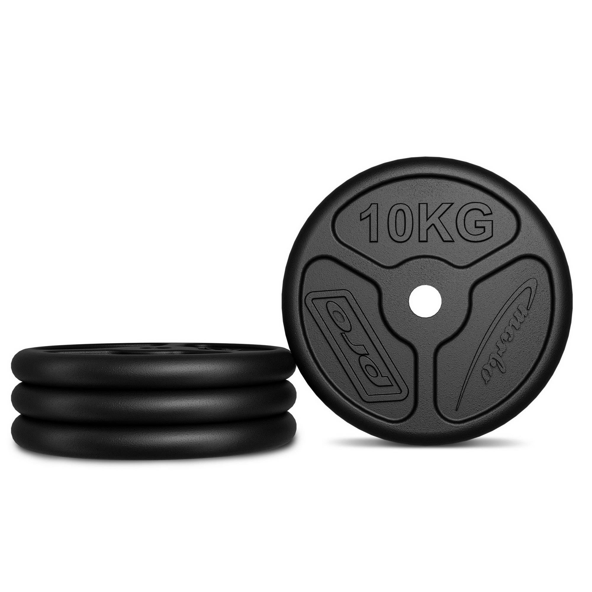 Obciążenie żeliwne 10 kg SLIM MW-O10-slim - Marbo Sport - obrazek 2
