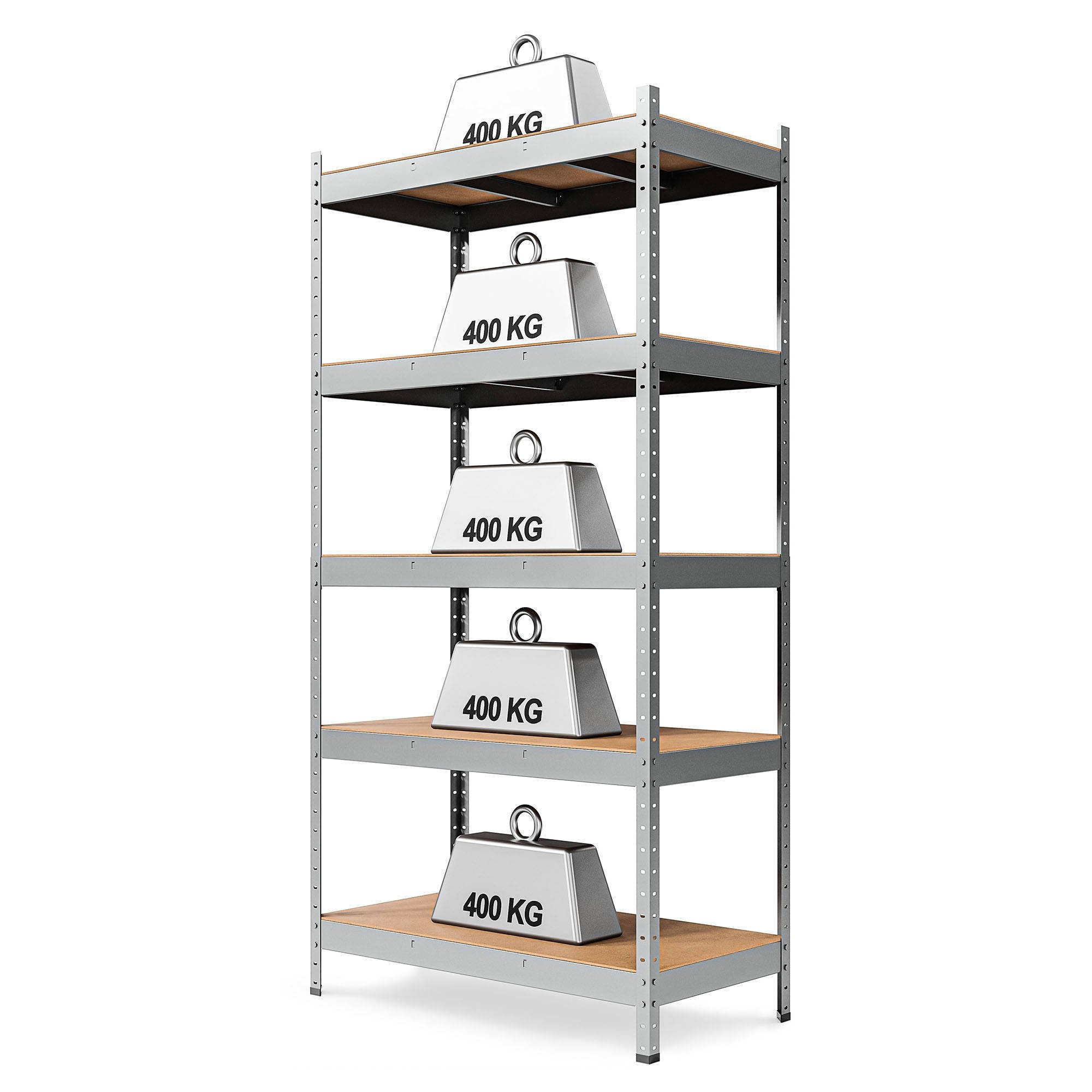 Regał magazynowy Heavy 220x90x45 5P 2000 kg - obrazek 2