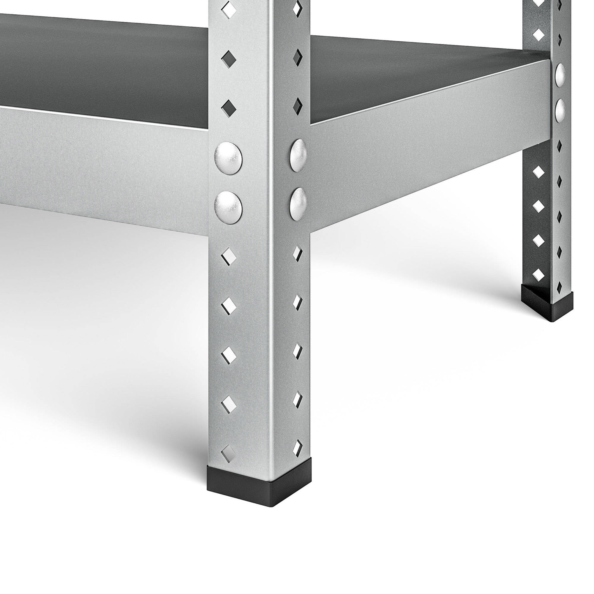 Regał metalowy Hard Metal 240x100x50 6P 1350 kg - obrazek 4