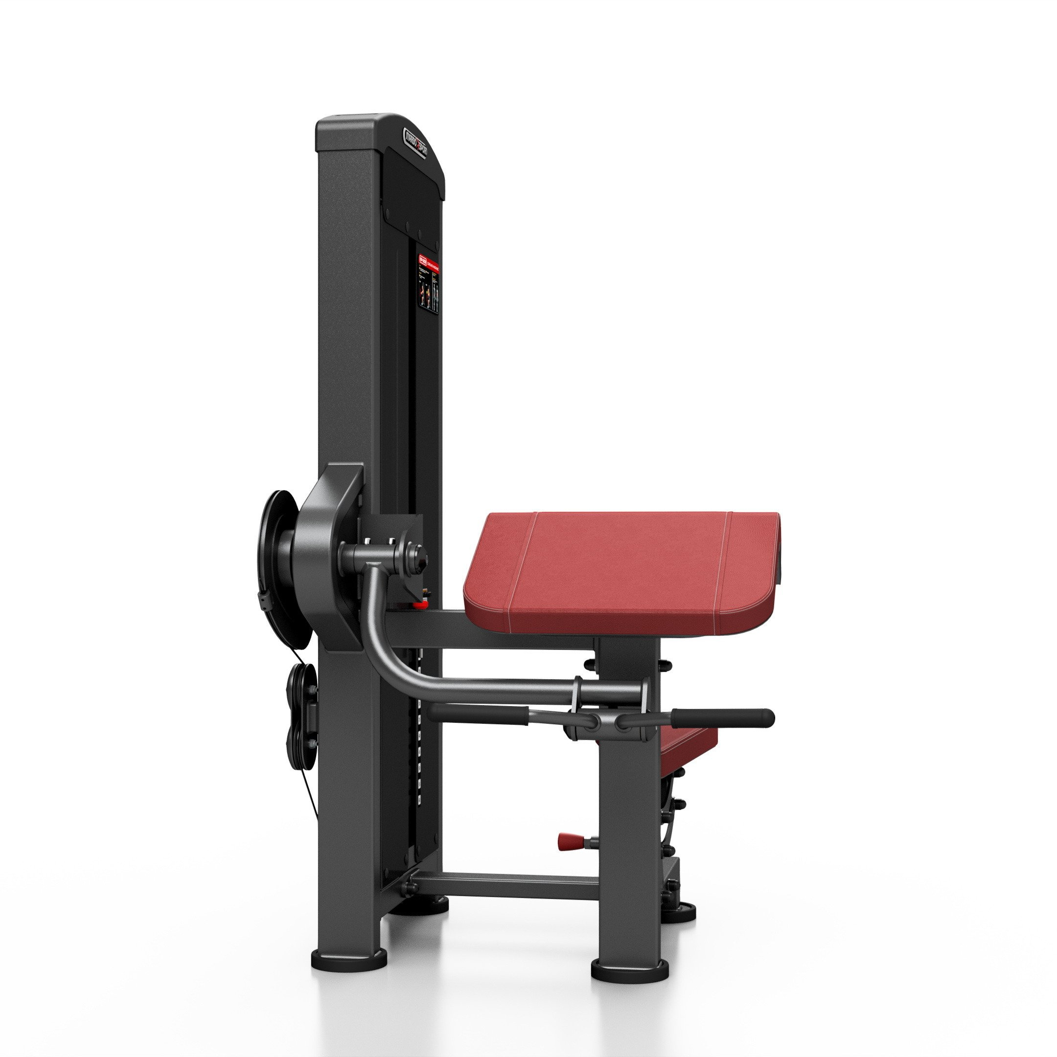 Maszyna na biceps ze stosem MP-U232 - Marbo Sport - obrazek 4