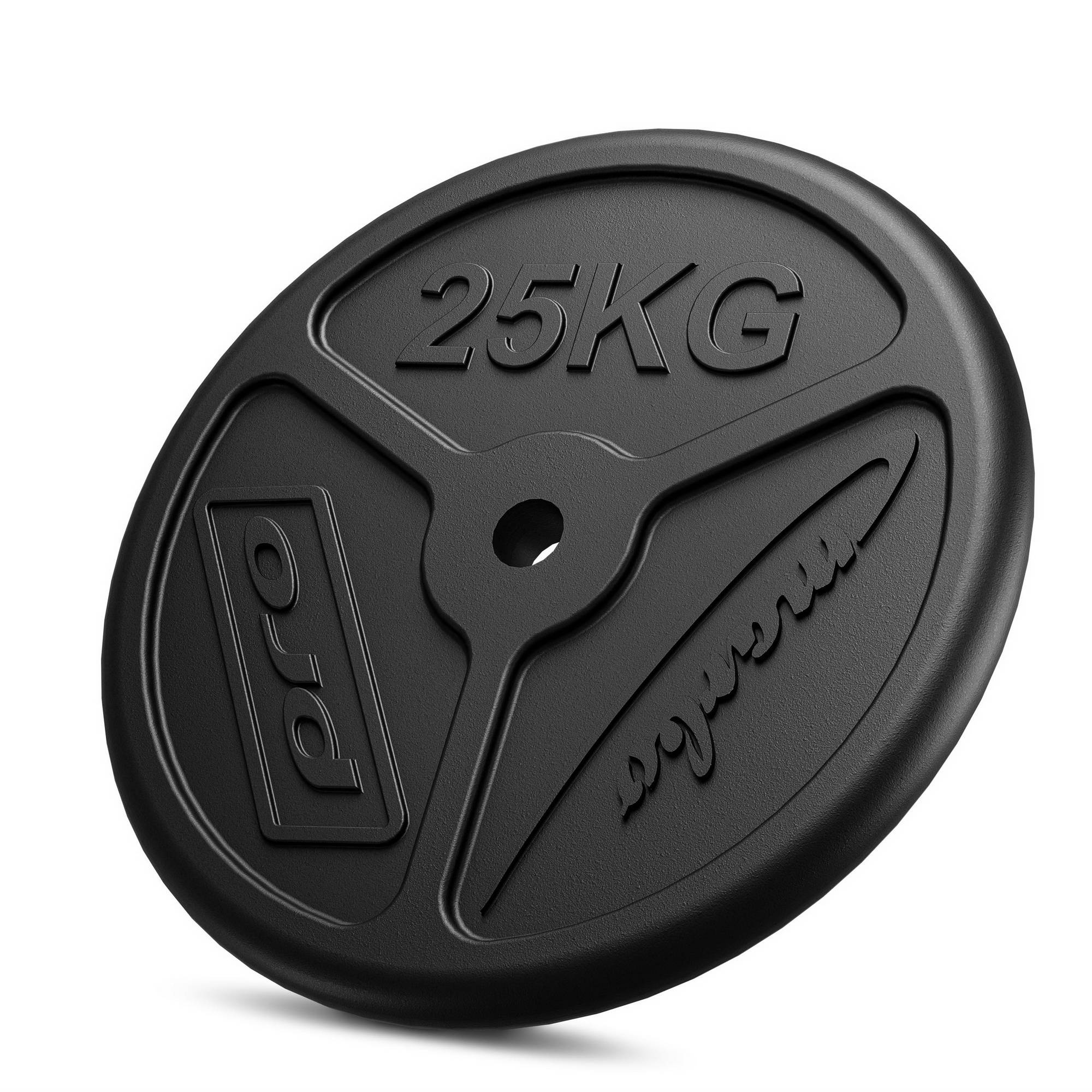 Zestaw obciążeń żeliwnych slim 50 kg / 2 x 25 kg - Marbo Sport - obrazek 2