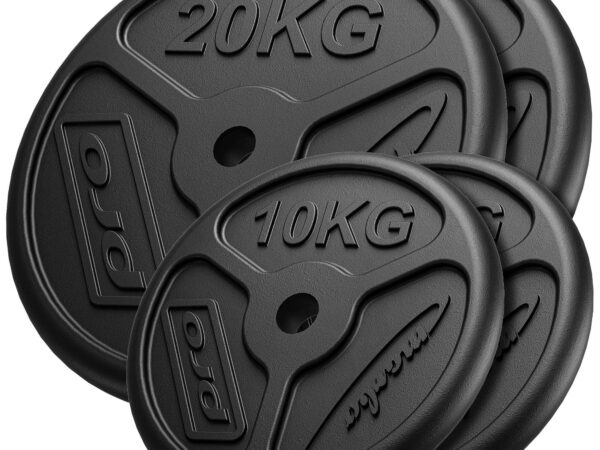 Zestaw obciążeń żeliwnych slim 60 kg / 2 x 20 kg + 2 x 10 kg - Marbo Sport