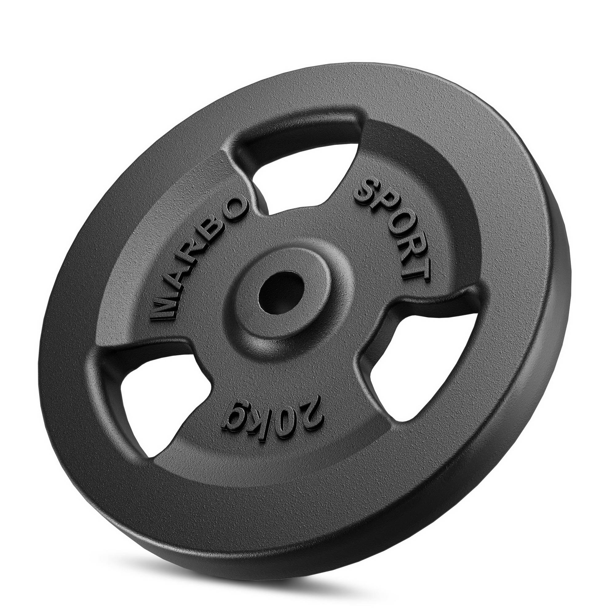 Zestaw obciążeń żeliwnych kierownica 60 kg / 2 x 20 kg + 2 x 10 kg - Marbo Sport - obrazek 3