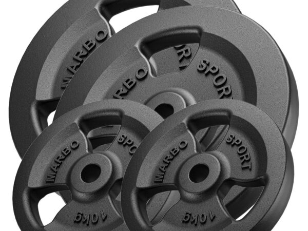 Zestaw obciążeń żeliwnych kierownica 60 kg / 2 x 20 kg + 2 x 10 kg - Marbo Sport