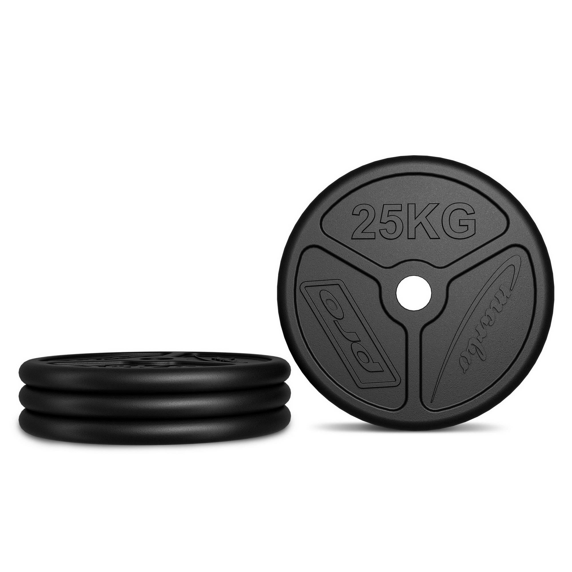 Zestaw obciążeń żeliwnych olimpijskich 50 kg / 2 x 25 kg MW-2x25KG-OLI - Marbo Sport - obrazek 3