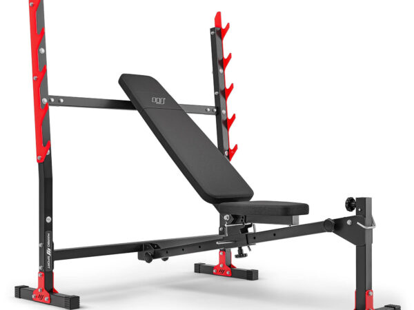 Ławka regulowana ze zintegrowanymi stojakami MH-L107 2.0 – Marbo Sport