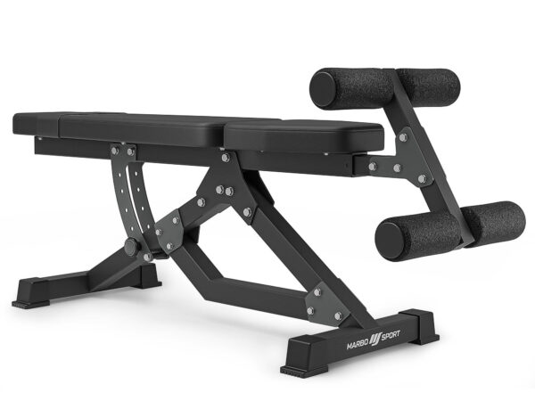 Regulowana ławka do ćwiczeń mięśni brzucha MS-L110 2.0 – Marbo Sport