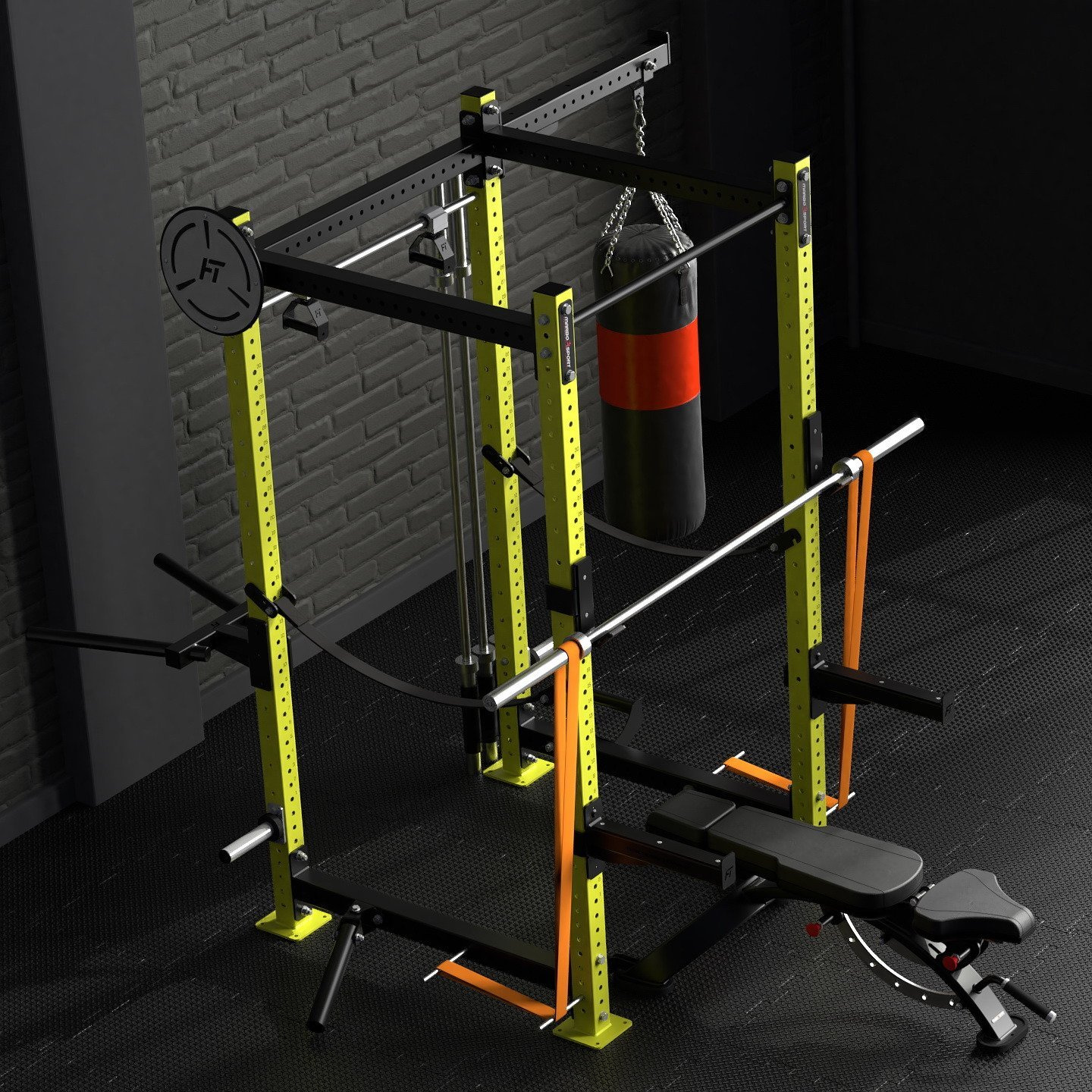 Klatka Power Rack MFT-RIG-09 - Marbo Sport - obrazek 3