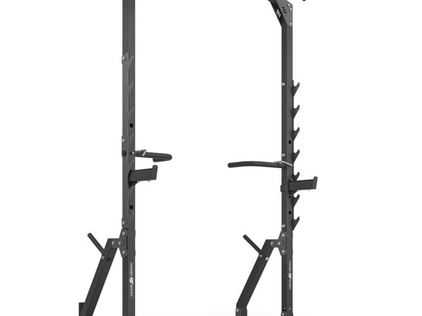 Klatka half-rack (drążek do pociągania ze stojakami i poręczami + uchwytem landmine) MS-U115 2.0 – Marbo Sport