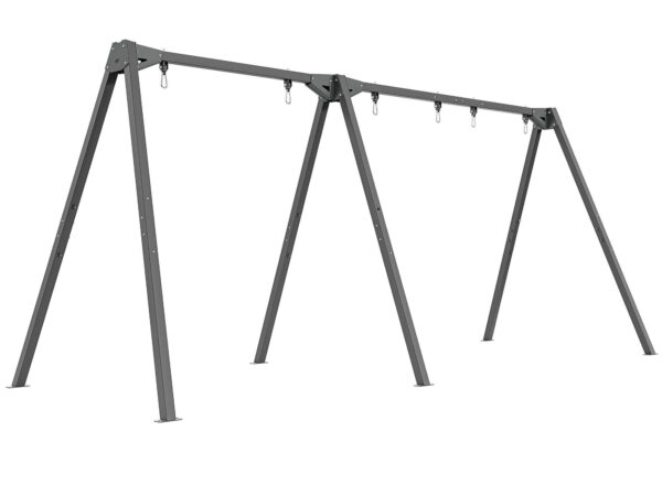 Huśtawka 3-stanowiskowa na łożyskach (stelaż) PREMIUM MO-014 – Marbo Sport